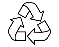 Recycling symbol icon