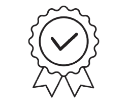 Quality approved badge icon