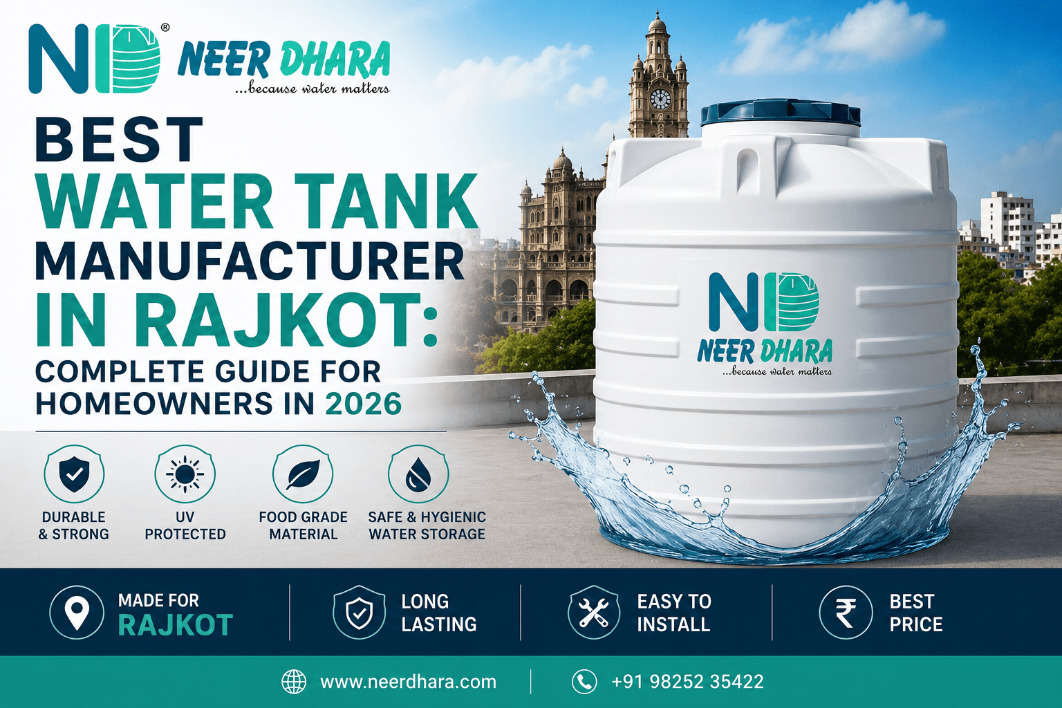 Water Tank Manufacturer in Rajkot
